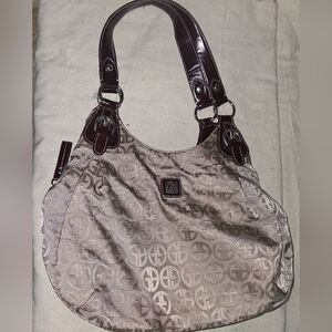 Giani Bernini Tan and Brown Shoulder Bag